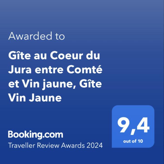 Gite Au Coeur Du Jura Entre Comte Et Vin Jaune, Gite Vin Jaune Chamole Εξωτερικό φωτογραφία